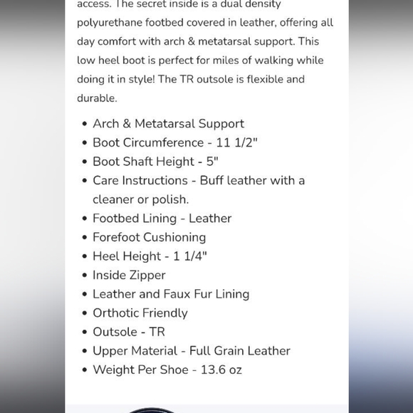 42 Taos Capstone Tobacco Brown Leather Ankle Combat Moto Lace Boot Women 11 11.5 - Picture 13 of 16